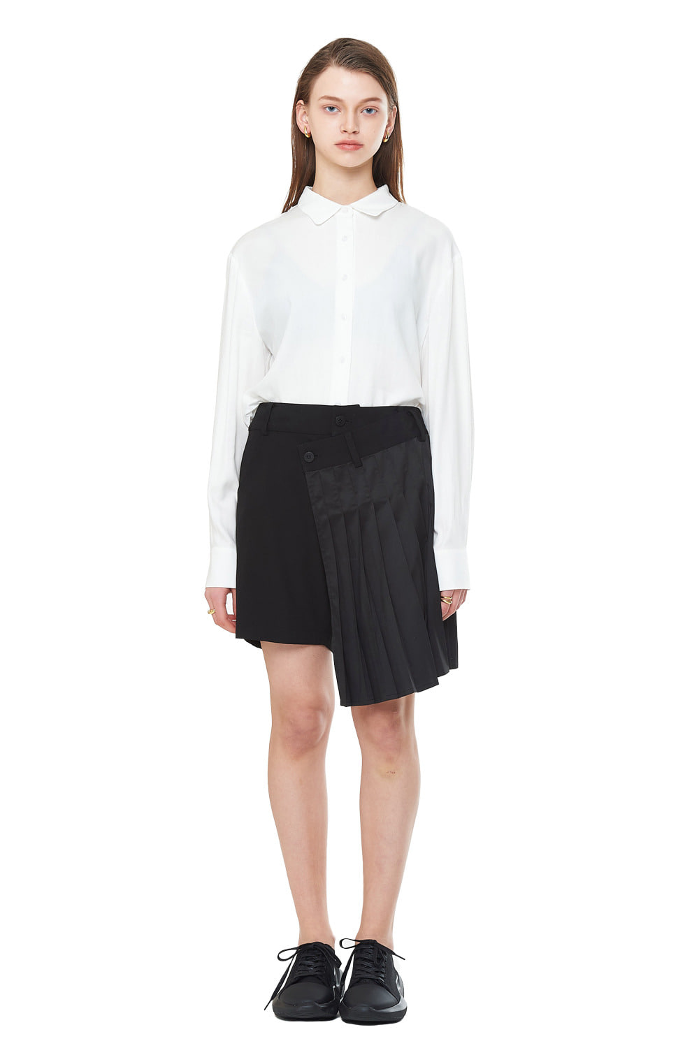[20SS][70%SALE] Pleats Short Skirt Pants_ W01PA0303